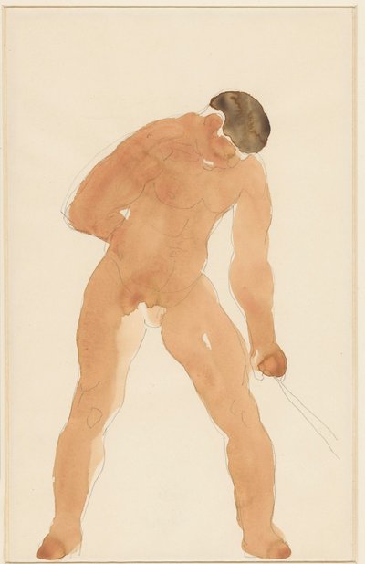立っている裸の男 作： Reijer Stolk