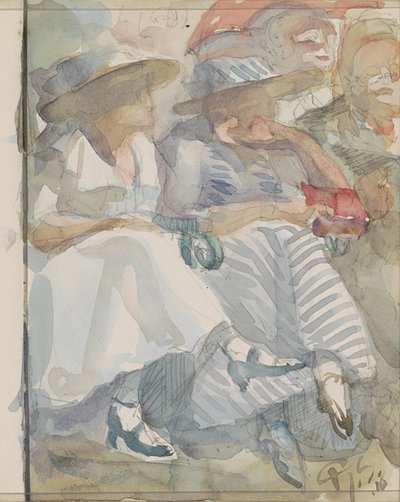 聴衆の最前列に座っている 2 人の女性 作： Reijer Stolk