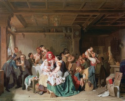 予防接種室。 1857 作： Reinhard Sebastian Zimmermann