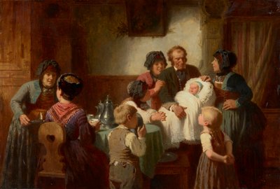 幼児洗礼 作： Reinhard Sebastian Zimmermann