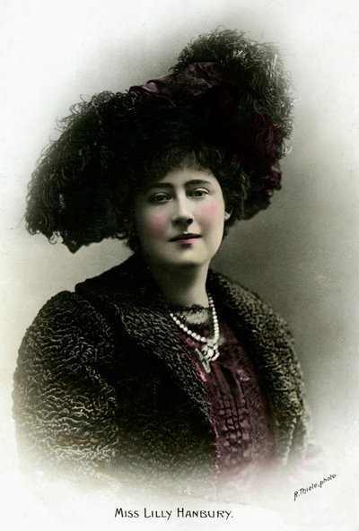 リリー・ハンベリー1874-1908、イギリスの女優、20世紀初頭。 作： Reinhold Thiele