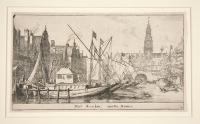 Het Rockin, mette Beurs (The Rokin, with the Bourse) 作： Reinier Nooms