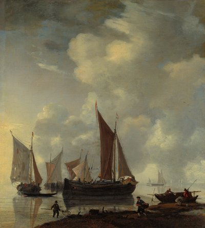 海岸の情景、17 世紀半ば。 作： Reinier Zeeman
