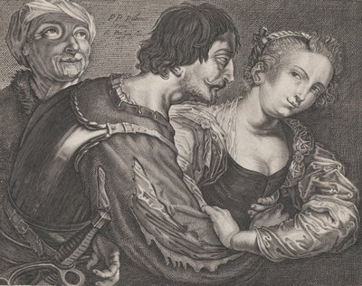 調達者：老婆、兵士、女性、約。 1635-68。 作： Reinier van Persyn