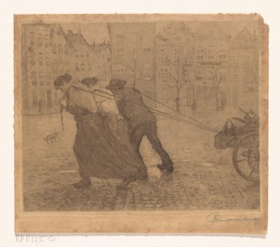 牽引カート 作： Reinier van den Berg (signed by artist)