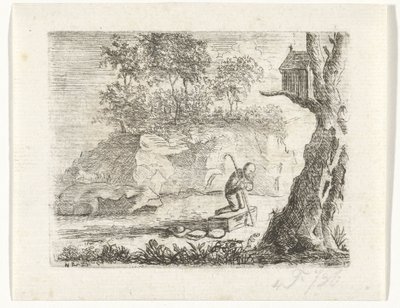 祈る巡礼者 作： Reinierus Albertus Ludovicus baron van Isendoorn à Blois