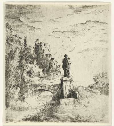 像のある橋 作： Reinierus Albertus Ludovicus baron van Isendoorn à Blois