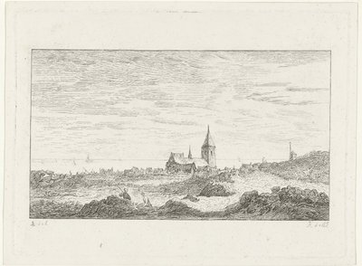 海辺の村 作： Reinierus Albertus Ludovicus baron van Isendoorn à Blois