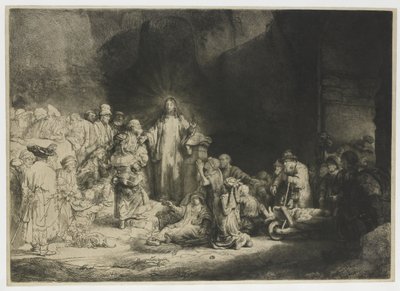 （百ギルダープリント 作： Rembrandt van Rijn