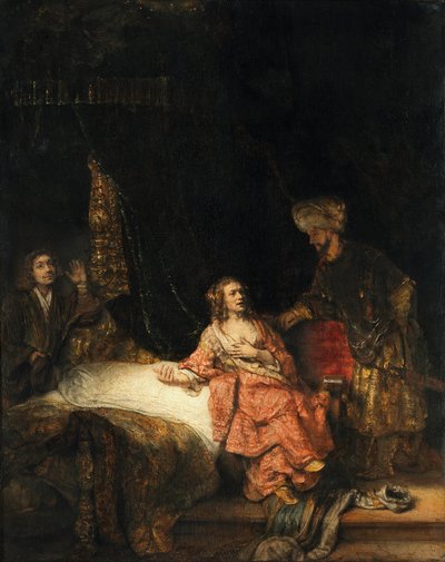 ヨセフとポティファルの妻 作： Rembrandt