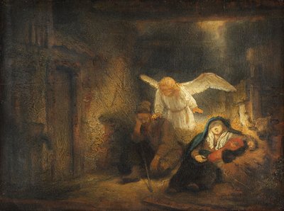 ヨセフの夢 作： Rembrandt