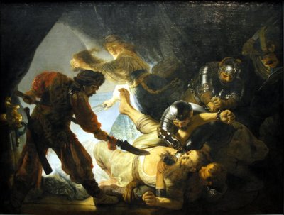 サムソンの目隠し 作： Rembrandt