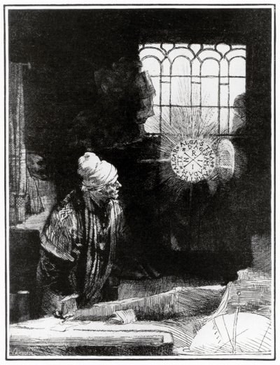 ゲーテの「ファウスト」-。 作： Rembrandt Harmensz. van Rijn (after)