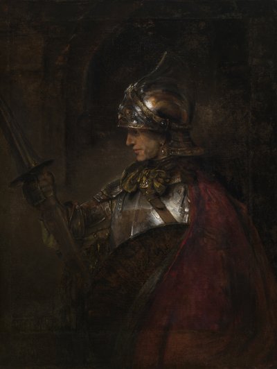鎧を着た男 作： Rembrandt Harmensz. van Rijn