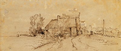 道端の宿 作： Rembrandt van Rijn