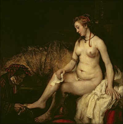 バトシェバ入浴 作： Rembrandt van Rijn