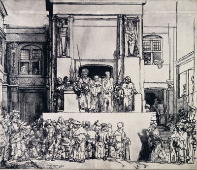 キリストは人々に贈られた、1655 作： Rembrandt van Rijn