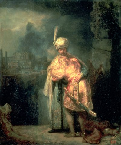 デビッドとジョナサン 作： Rembrandt van Rijn
