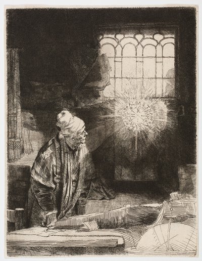 ドクター・ファウストゥス 作： Rembrandt Harmensz. van Rijn