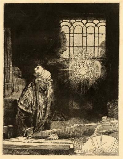 ファウストス博士 作： Rembrandt van Rijn