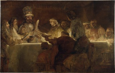 La revolte de Claude Civilis (Claudius Civilis, Gaius Julius Civilis) 作： Rembrandt van Rijn