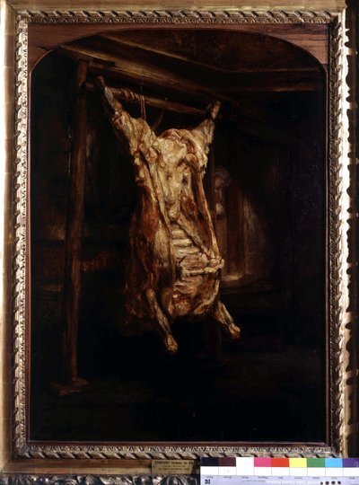 レンブラントによるLe Boeuf peached 作： Rembrandt van Rijn