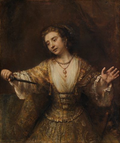 ルクレティア 作： Rembrandt van Rijn