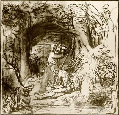 水銀がアーガスを殺す 作： Rembrandt Harmensz. van Rijn