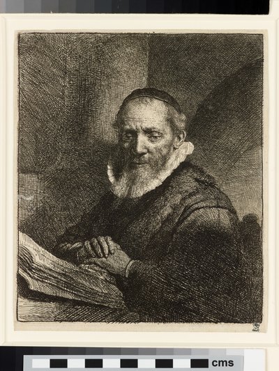 Jan CornelisDuboisの説教者の肖像 作： Rembrandt van Rijn