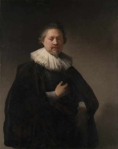 おそらくヴァン・ベレスティーン家の一員である男の肖像 作： Rembrandt van Rijn