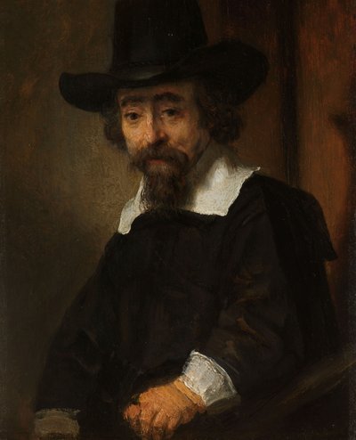 エフライム・ブエノ博士と思われる男の肖像 作： Rembrandt van Rijn