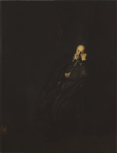 1629年の老人の肖像 作： Rembrandt van Rijn