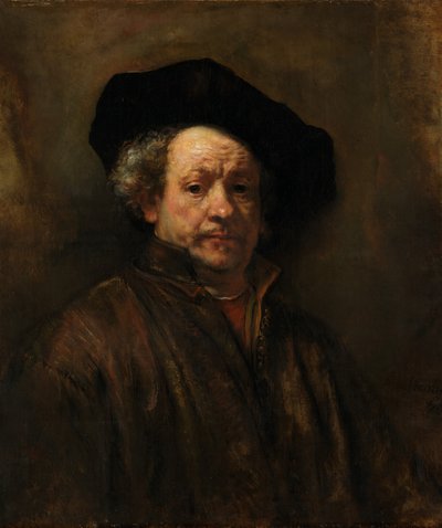 自画像 作： Rembrandt van Rijn