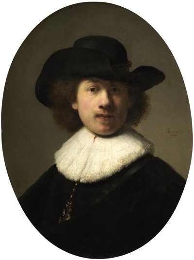 自画像 作： Rembrandt Harmensz. van Rijn