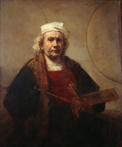 Autorretrato, c.1665 (óleo sobre tela) 作： Rembrandt Harmensz. van Rijn