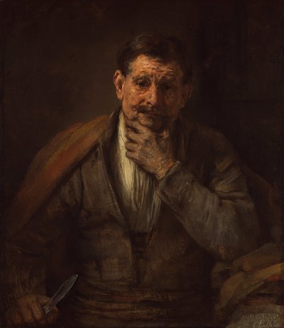 聖バーソロミュー 作： Rembrandt van Rijn