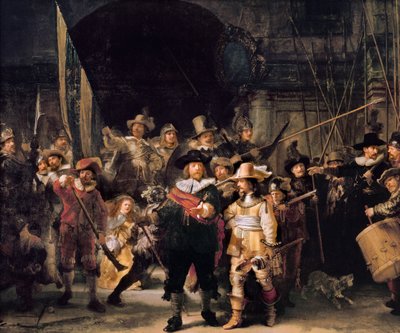 ナイトウォッチ 作： Rembrandt Harmensz. van Rijn