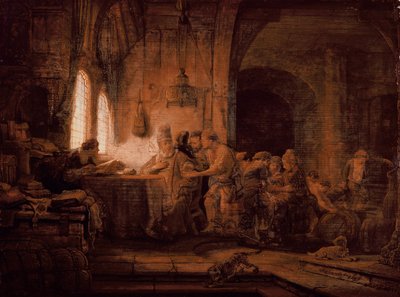 ぶどう園の労働者の例え 作： Rembrandt van Rijn