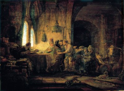 ぶどう園の労働者の例え - 1637年 作： Rembrandt van Rijn