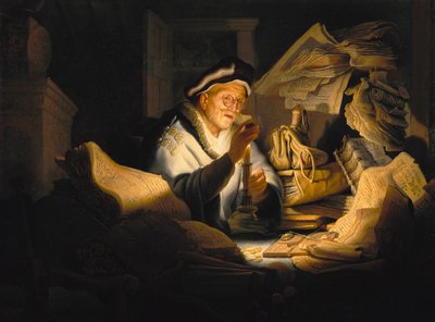 金持ちの愚か者のたとえ話 作： Rembrandt Harmensz. van Rijn
