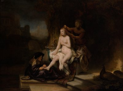 バトシェバのトイレ 作： Rembrandt van Rijn