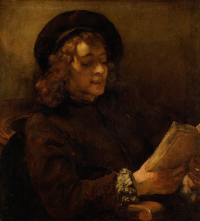 タイタス読み 作： Rembrandt van Rijn