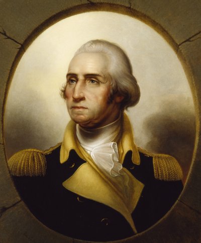 ジョージ・ワシントン、1850年頃（キャンバスに油彩） 作： Rembrandt Peale
