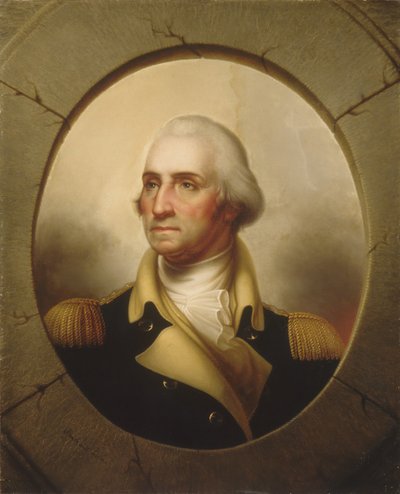 ジョージワシントン、ca。 1846年。 作： Rembrandt Peale