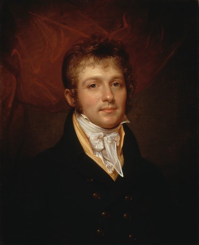 フィラデルフィアのエドワード・シッペン・バードの肖像、カリフォルニア州。 1806-1808。 作： Rembrandt Peale