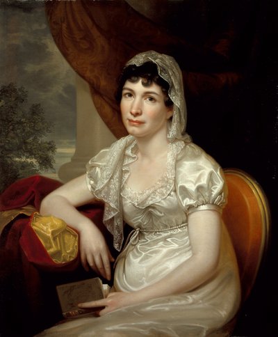 ジェーングリフィスコッホの肖像、c.1817 作： Rembrandt Peale