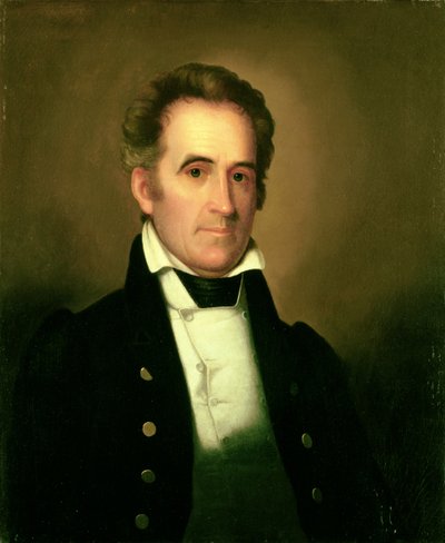 リチャードメンタージョンソンの肖像 作： Rembrandt Peale