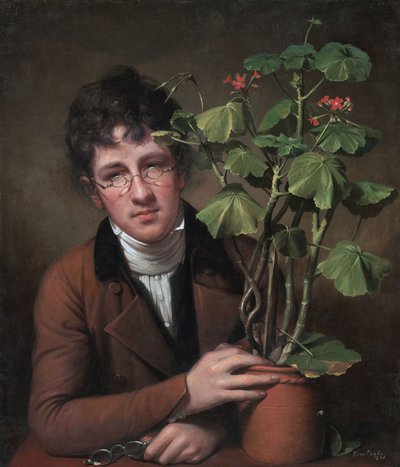ゼラニウムのルーベンズ・ピール 作： Rembrandt Peale