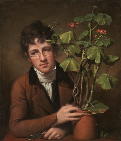 ゼラニウムのルーベンス・ピール 作： Rembrandt Peale