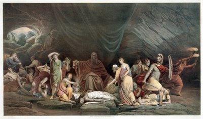 死の法廷、パブ。 1859年（カラーリソ） 作： Rembrandt Peale